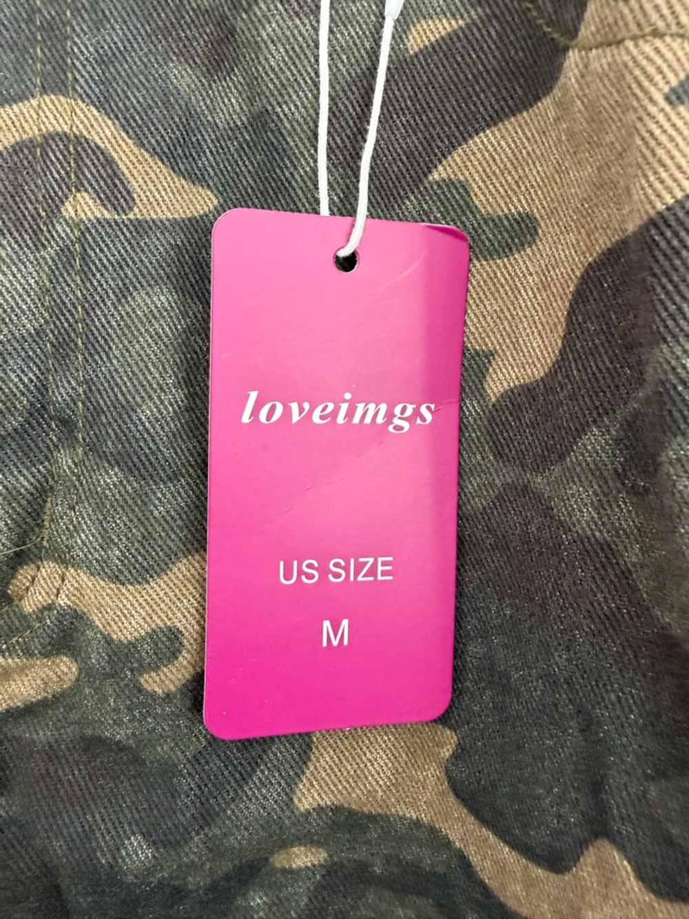 Wide Leg Cargo Pants in Green Camo - Picture 2 of 5